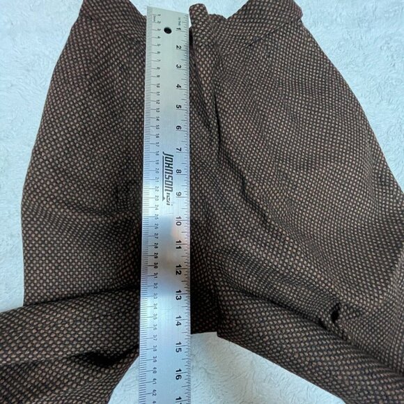 Vintage Spitalnick & Co. High Waisted Straight Trouser Pants Size 4 Brown Casual - Picture 9 of 9